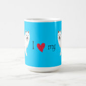 Ich Liebe meine Eskie Kaffeetasse (Mittel)