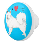 Ich Liebe meine Eskie Keramikknauf (Rechts)