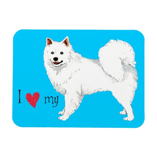 Ich Liebe meine Eskie Magnet (Horizontal)
