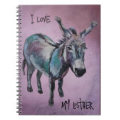 Ich Liebe meine Esther lila Notizblock (Vorderseite)