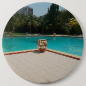 Ich Liebe meine Familienpoolkunst Button (Vorderseite)