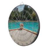 Ich Liebe meine Familienpoolkunst Dartscheibe (Vorderseite rechts)