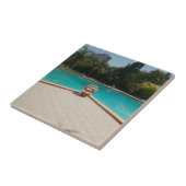 Ich Liebe meine Familienpoolkunst Fliese (Seite)