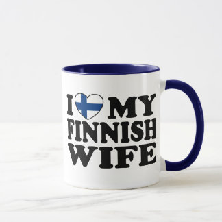 Ich Liebe meine finnische Ehefrau Tasse