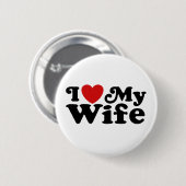 Ich liebe meine Frau Button (Vorne & Hinten)