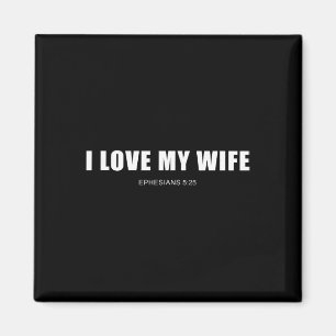 Ich liebe meine Frau – Christliche Männer Epheser Magnet