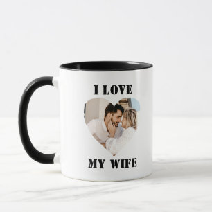 Ich liebe meine Frau Herz individuell personalisie Tasse