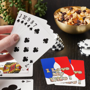"Ich liebe meine Frau" Kunstprint Spielkarten