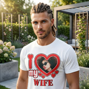 Ich liebe meine Frau Personalisiert T-Shirt