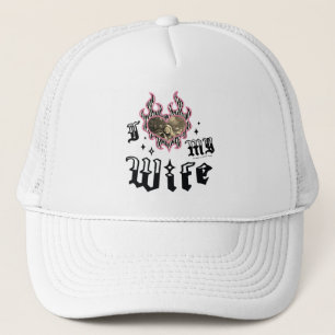Ich liebe meine Frau - Zebra - DingusDesign Truckerkappe