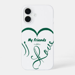 Ich liebe meine Freunde - Kuscheleinheiten iPhone 16 Hülle