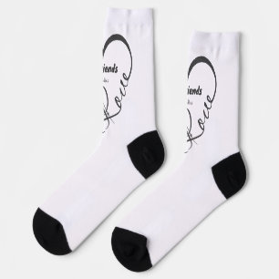 Ich liebe meine Freunde - Kuscheleinheiten Socken