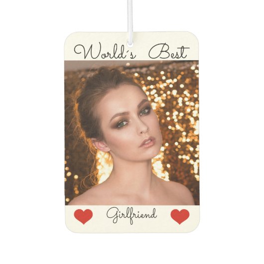 Ich Liebe meine Freundin Air Freshener Autolufterfrischer (Vorderseite)