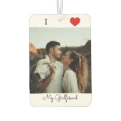 Ich Liebe meine Freundin Air Freshener Autolufterfrischer (Rückseite)