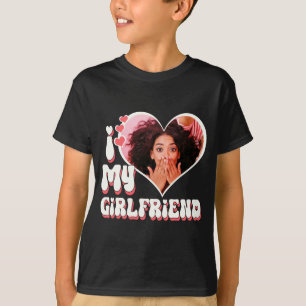 Ich liebe meine Freundin Benutzerdefiniertes schwa T-Shirt