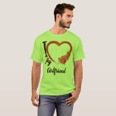 Ich Liebe meine Freundin - Brauch - Geschenk T - S T-Shirt (Vorne ganz)
