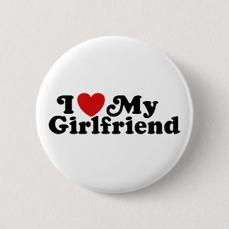 Ich Liebe meine Freundin Button
