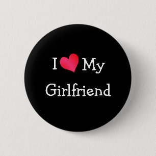 Ich Liebe meine Freundin Button