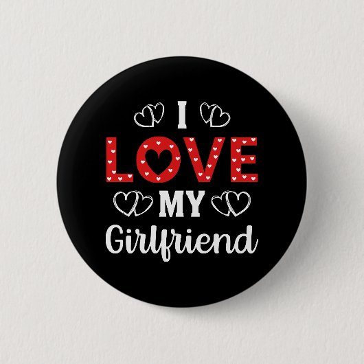 Ich Liebe meine Freundin Button (Vorderseite)