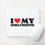 Ich liebe meine Freundin Classic Mousepad (Mit Mouse)