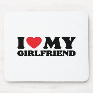 Ich liebe meine Freundin Classic Mousepad