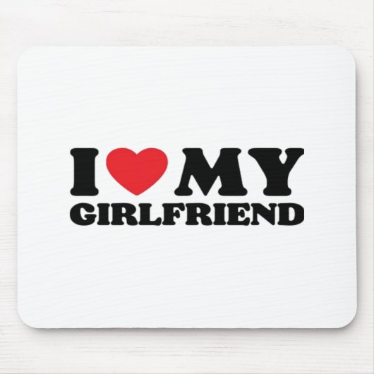 Ich liebe meine Freundin Classic Mousepad (Vorne)