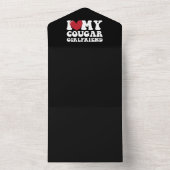 Ich Liebe meine Freundin Cougar All In One Einladung (Innen Boden)