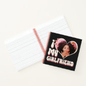 Ich Liebe meine Freundin Custom Black Notizblock (Innenseite)