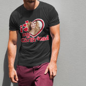 Ich Liebe meine Freundin Custom Black T-Shirt