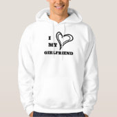 Ich Liebe meine Freundin Custom Hoodie (Vorderseite)