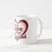 Ich liebe meine Freundin Custom Kaffeetasse (VorderseiteRechts)