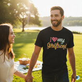 Ich Liebe meine Freundin Custom | Minimalistische T-Shirt