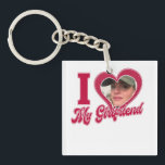 Ich Liebe Meine Freundin Custom Personalisiert Schlüsselanhänger<br><div class="desc">Liebe My Girlfriend Custom Personaize ShirtI Liebe My Girlfriend Custom Personalisiert Shirt</div>