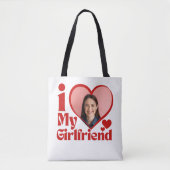 Ich liebe meine Freundin Custom Tasche (Vorderseite)