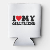 Ich Liebe meine Freundin Dosenkühler (Vorderseite)