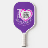 Ich liebe meine Freundin Double Side Pickleball Schläger (Rückseite)