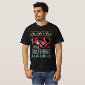 Ich Liebe meine Freundin Foto Ugly Weihnachts-Swea T-Shirt (Vorne ganz)