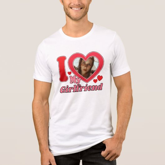 Ich Liebe meine Freundin, Freundin Tri-Blend Shirt (Vorderseite)