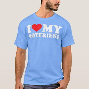 Ich Liebe meine Freundin Funny Valentine Red Heart T-Shirt