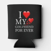 Ich Liebe meine Freundin für immer Dosenkühler (Rückseite)