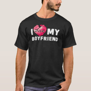 Ich Liebe meine Freundin Girlfriend Couple T-Shirt