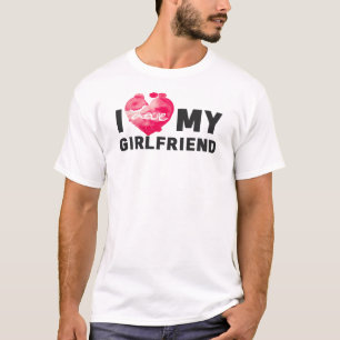 Ich Liebe meine Freundin Girlfriend Couple T-Shirt