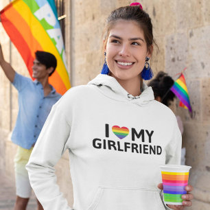 Ich Liebe meine Freundin Hoodie