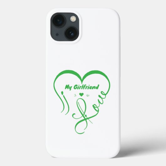 Ich liebe meine Freundin - I ♥ Us Case-Mate iPhone Hülle (Rückseite)