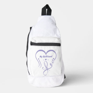 Ich liebe meine Freundin - I ♥ Us Crossbody Bag