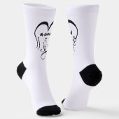 Ich liebe meine Freundin - I ♥ Us Socken (Gewinkelt)
