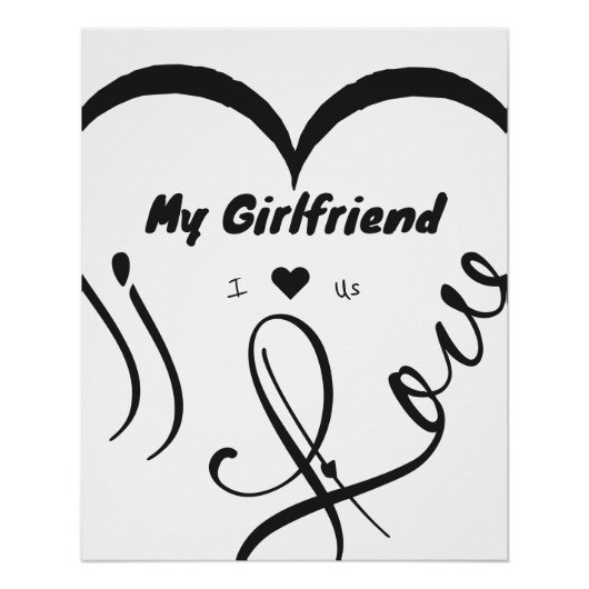 Ich liebe meine Freundin - Ich ♥ uns Poster (Vorderseite)