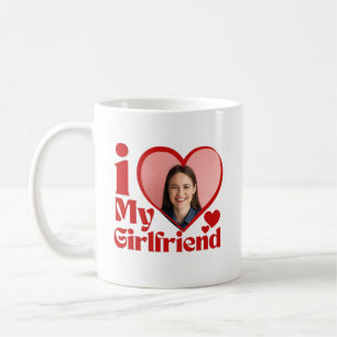 Ich liebe meine Freundin individuell Kaffeetasse