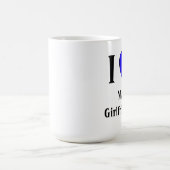 Ich Liebe meine Freundin Kaffeetasse (Mittel)