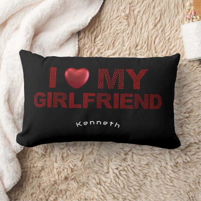 Ich Liebe meine Freundin Lendenkissen (Decke)